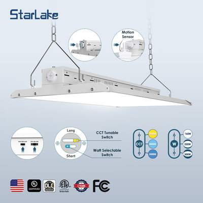 টিউনেবল LED লিনিয়ার হাইবে লাইট 80W 100W 120W অ্যালুমিনিয়াম উপাদান