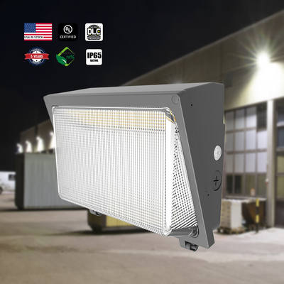 OEM FCC UL 30W-120W LED ওয়াল প্যাক লাইট 140lm/W 3CCT লোডিং ডক পথের জন্য নিয়মিত