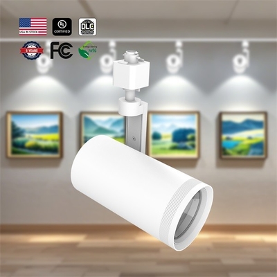 110 Lm/w IP20 LED ট্র্যাক ল্যাম্প 10/15/20/25/30W আর্ট গ্যালারী জন্য নিয়মিত ট্র্যাক আলো