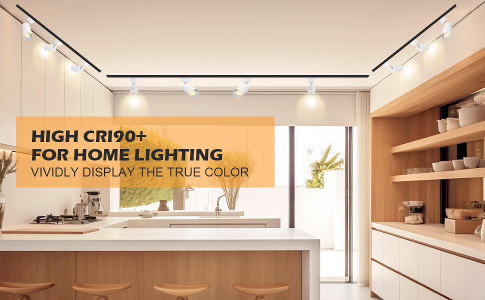 2700K-4000K LED স্পট লাইট ফিক্সচার, 110Lm/w IP20 LED ট্র্যাক ল্যাম্প 5